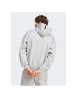 Sweat à capuche Z.N.E gris homme - Adidas