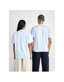 T-shirt à petit imprimé signature bleu adulte - Lacoste