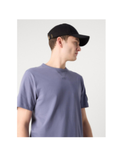 T-shirt badge regular bleu gris homme - Calvin Klein Jeans