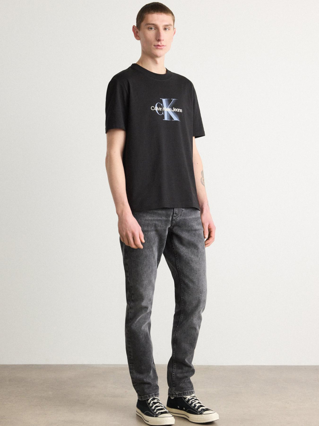 T-shirt monologo shift noir homme - Calvin Klein Jeans