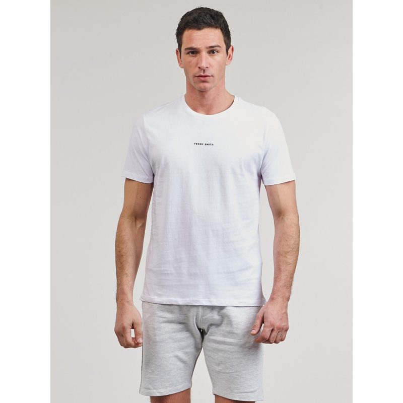 T-shirt à manches courtes t-soy 2 blanc homme - Teddy Smith
