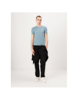 T-shirt manches courtes super slim fit core bleu homme - Guess