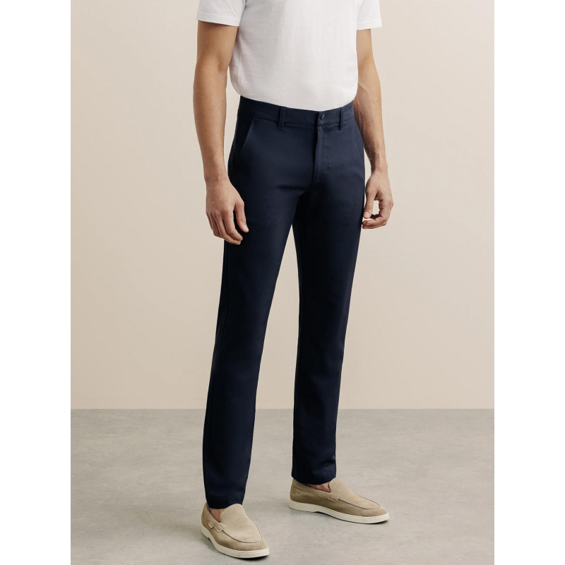 Pantalon chino slim fit peshop bleu marine homme - Izac