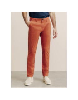 Pantalon chino slim fit palor orange homme - Izac