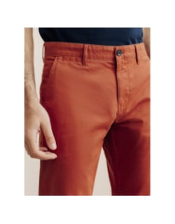 Pantalon chino slim fit palor orange homme - Izac