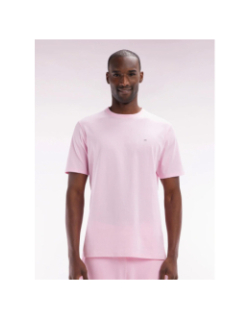 T-shirt à manches courtes en coton pima rose homme - Eden Park