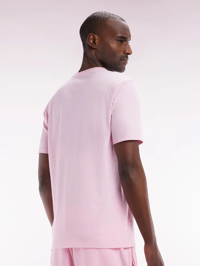 T-shirt à manches courtes en coton pima rose homme - Eden Park