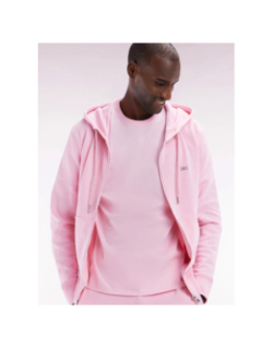 T-shirt à manches courtes en coton pima rose homme - Eden Park