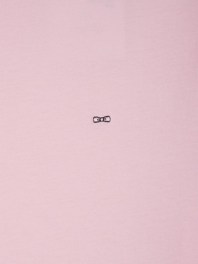 T-shirt à manches courtes en coton pima rose homme - Eden Park