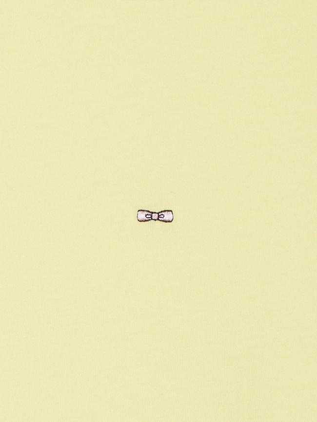 T-shirt à manches courtes en coton pima jaune homme - Eden Park