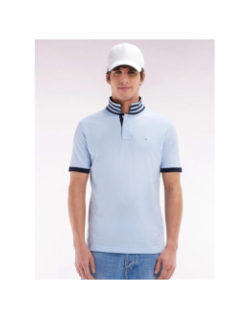 Polo à manches courtes en coton pima bleu ciel homme - Eden Park