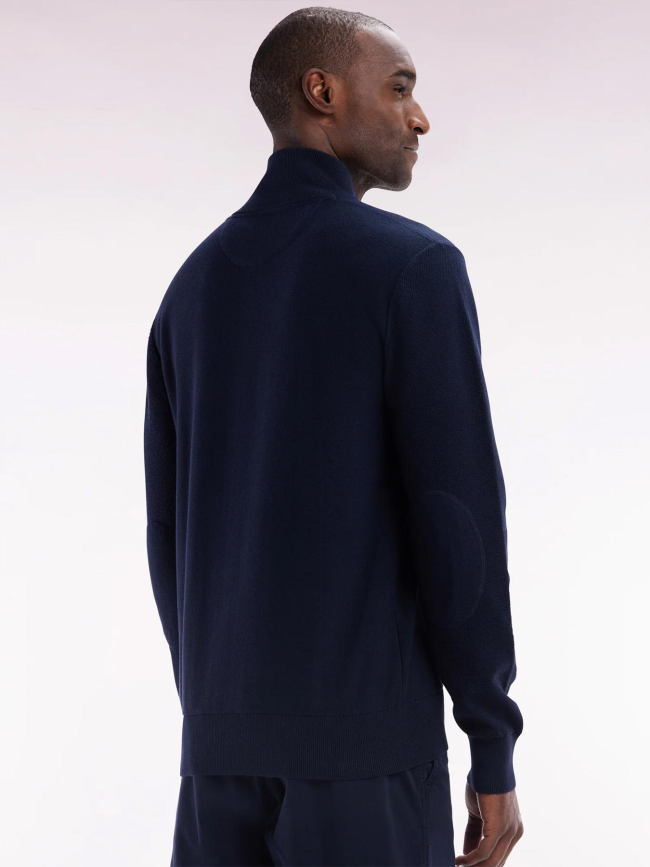 Cardigan en coton effervescent bleu marine homme - Eden Park