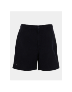 Short à taille élastique en coton bleu marine homme - Eden Park