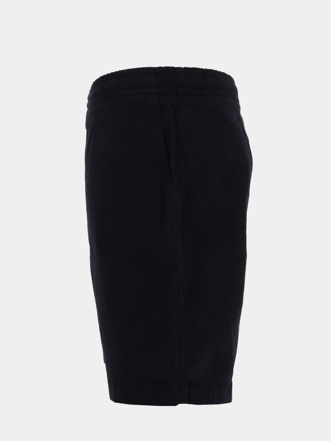 Short à taille élastique en coton bleu marine homme - Eden Park