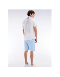 Short à taille élastique en coton bleu ciel homme - Eden Park