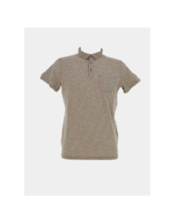 Polo à manches courtes barcok beige homme - Sun Valley