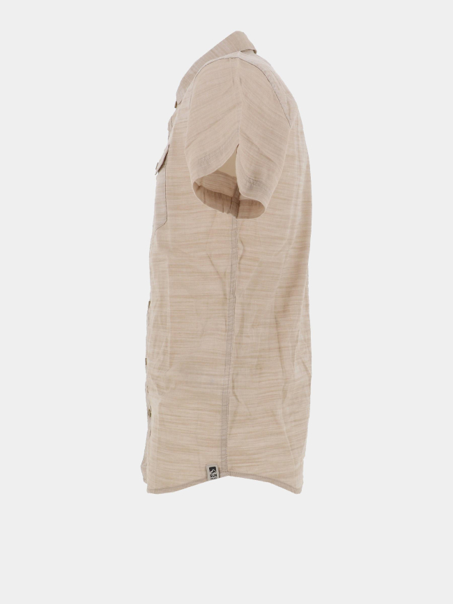 Chemise à manches courtes selkyr beige homme - Sun Valley