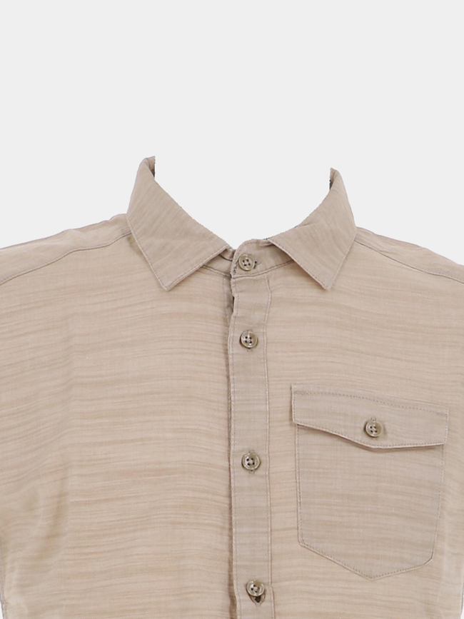 Chemise à manches courtes selkyr beige homme - Sun Valley