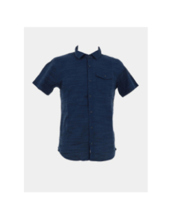 Chemise à manches courtes selkyr bleu marine homme - Sun Valley