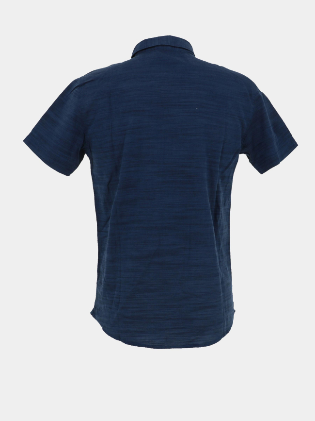 Chemise à manches courtes selkyr bleu marine homme - Sun Valley