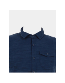 Chemise à manches courtes selkyr bleu marine homme - Sun Valley