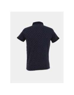 Polo stretch à manches courtes bassed bleu marine homme - Sun Valley