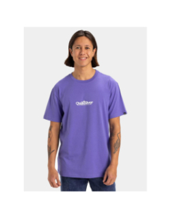 T-shirt à manches courtes fineline violet homme - Quiksilver