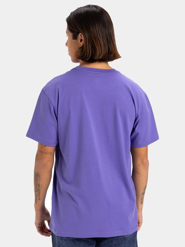T-shirt à manches courtes fineline violet homme - Quiksilver