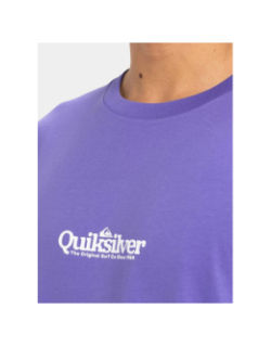 T-shirt à manches courtes fineline violet homme - Quiksilver
