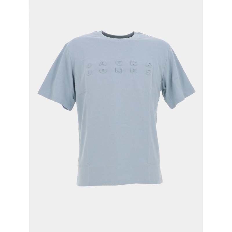 T-shirt logo relief pacer bleu homme - Jack & Jones