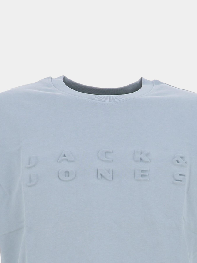 T-shirt logo relief pacer bleu homme - Jack & Jones