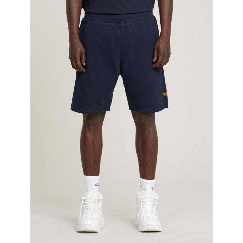 Short molleton nifous bleu nuit homme - G Star