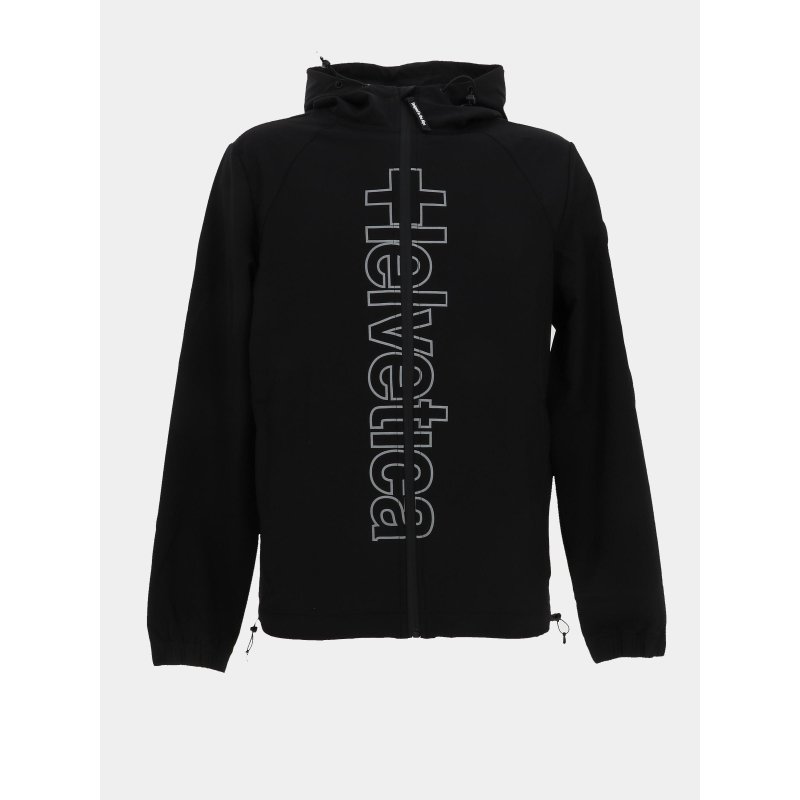 Veste à capuche bahia noir homme - Helvetica