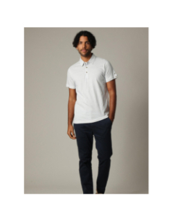 Polo à manches courtes rainleso blanc homme - Deeluxe