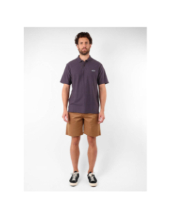 Polo à manches courtes geo gris homme - Oxbow