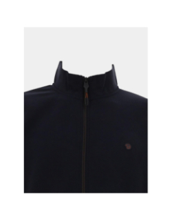 Gilet zippé stretch signature sorales bleu marine homme - Benson & Cherry