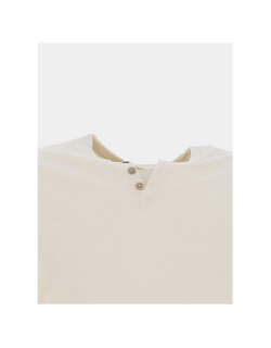 T-shirt à col boutonné t-gabriel beige homme - Teddy Smith