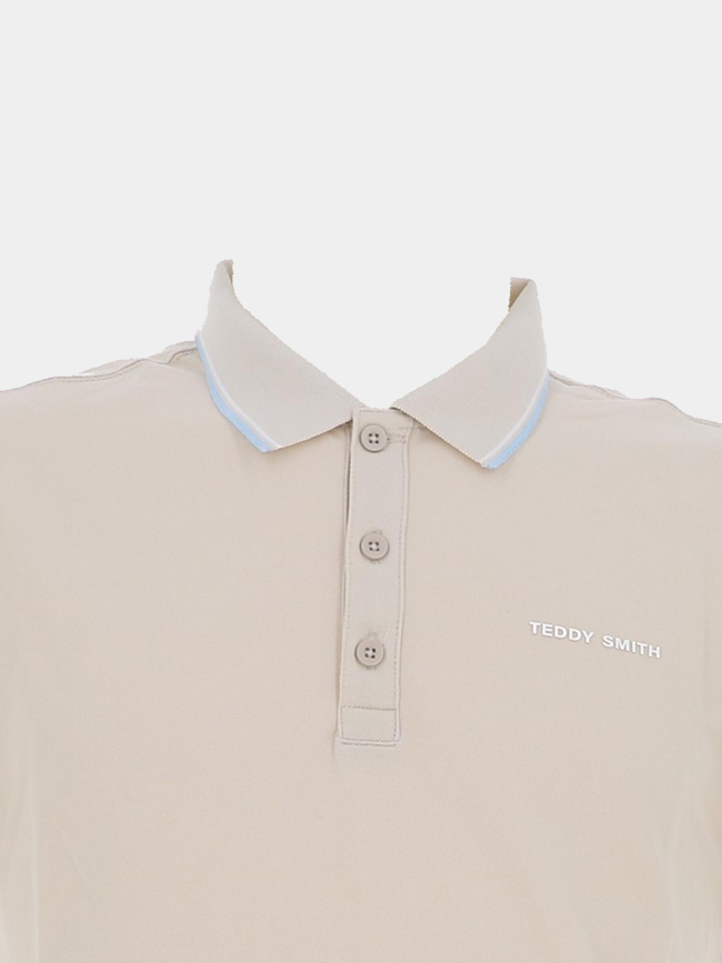 Polo à manches courtes pasian 2 beige homme - Teddy Smith