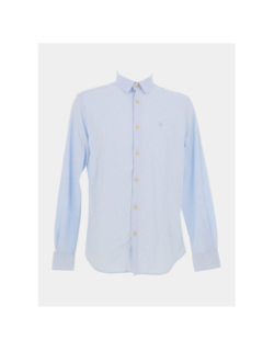 Chemise en piqué leggy bleu ciel homme - Benson & Cherry