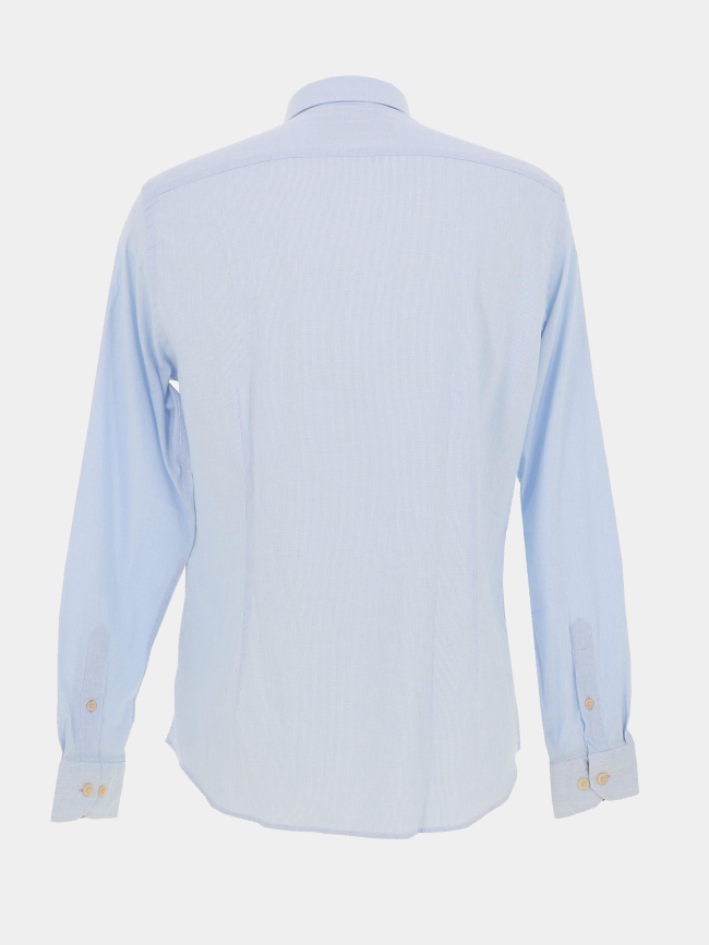 Chemise en piqué leggy bleu ciel homme - Benson & Cherry