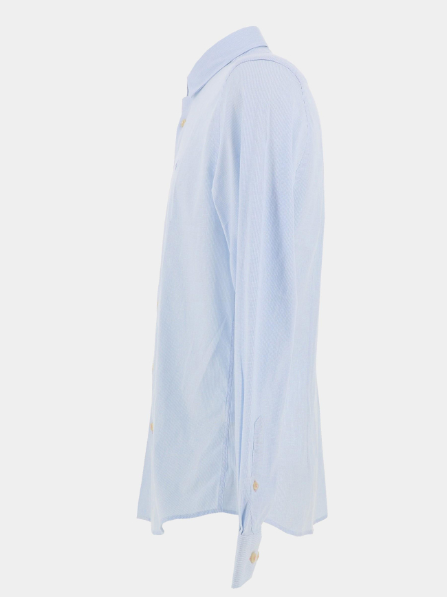 Chemise en piqué leggy bleu ciel homme - Benson & Cherry