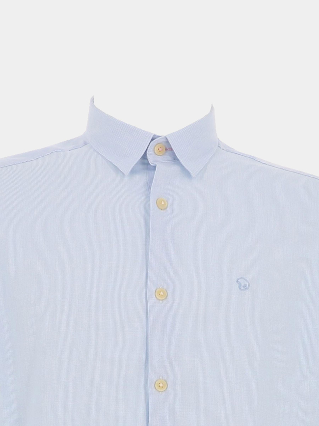 Chemise en piqué leggy bleu ciel homme - Benson & Cherry