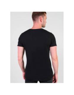 T-shirt à manches courtes gribs noir homme - Le Temps Des Cerises