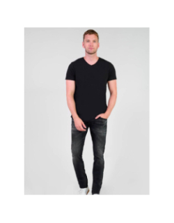 T-shirt à manches courtes gribs noir homme - Le Temps Des Cerises