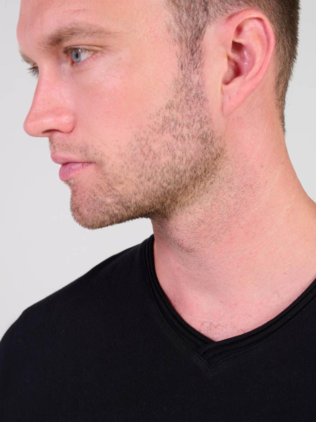 T-shirt à manches courtes gribs noir homme - Le Temps Des Cerises