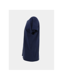 T-shirt pedro uni logo relief bleu marine homme - Jott