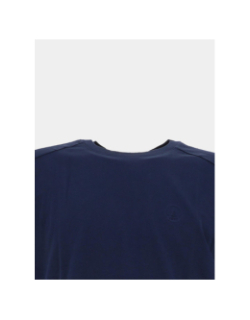 T-shirt pedro uni logo relief bleu marine homme - Jott