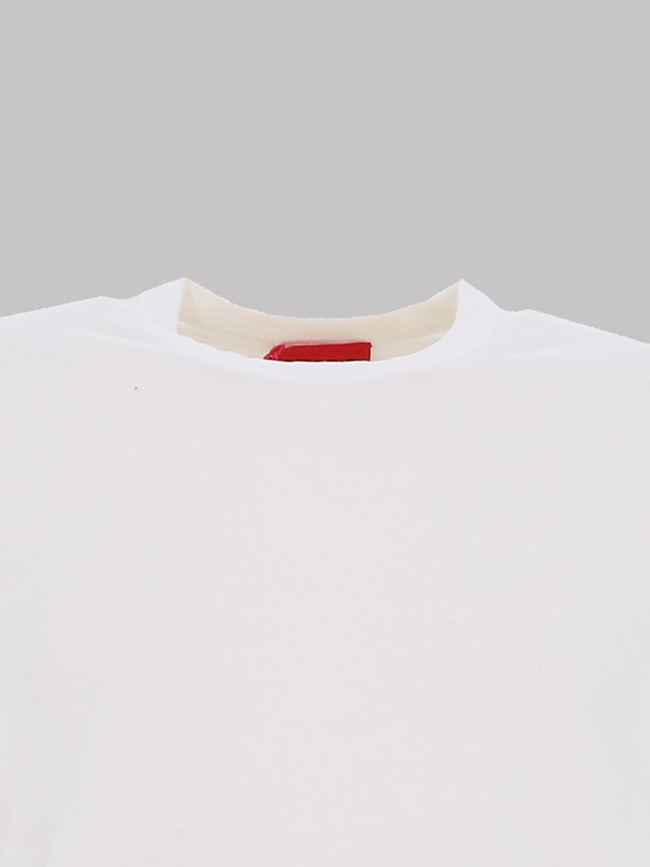 Pull slim à col rond en fils doux san cody blanc homme - Hugo