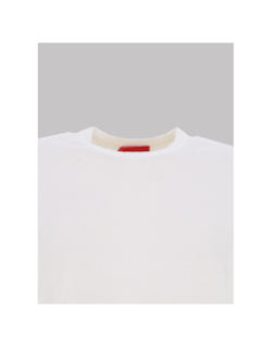 Pull slim à col rond en fils doux san cody blanc homme - Hugo