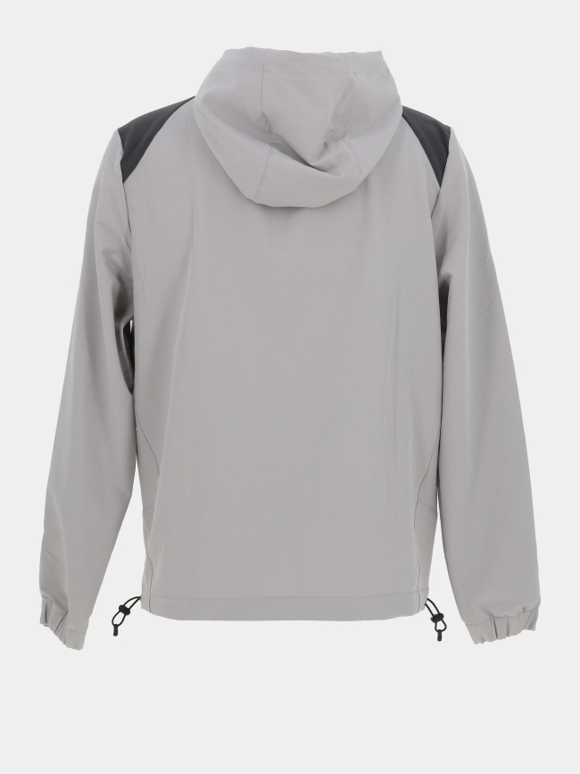 Veste zippée à capuche rio gris et fluo homme - Helvetica